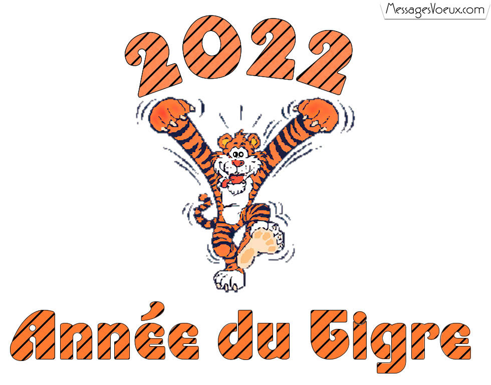 2022 L'année du Tigre d'Eau